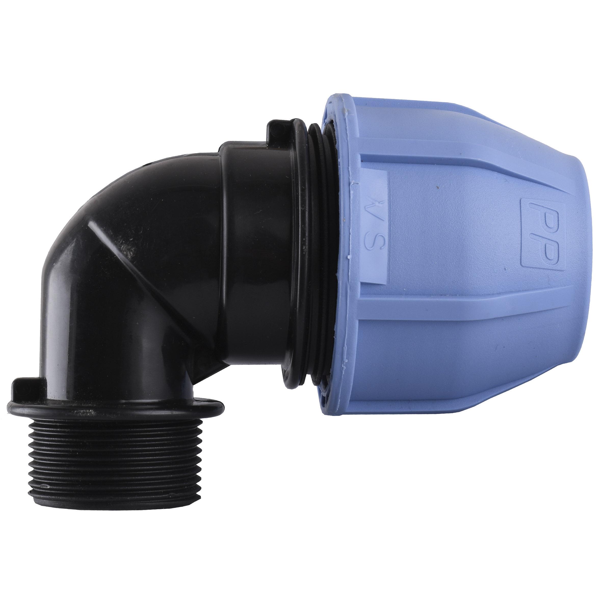 Колено ПНД Vsplast 40 мм x 1 1/4" ЗР 4003 (000005613)