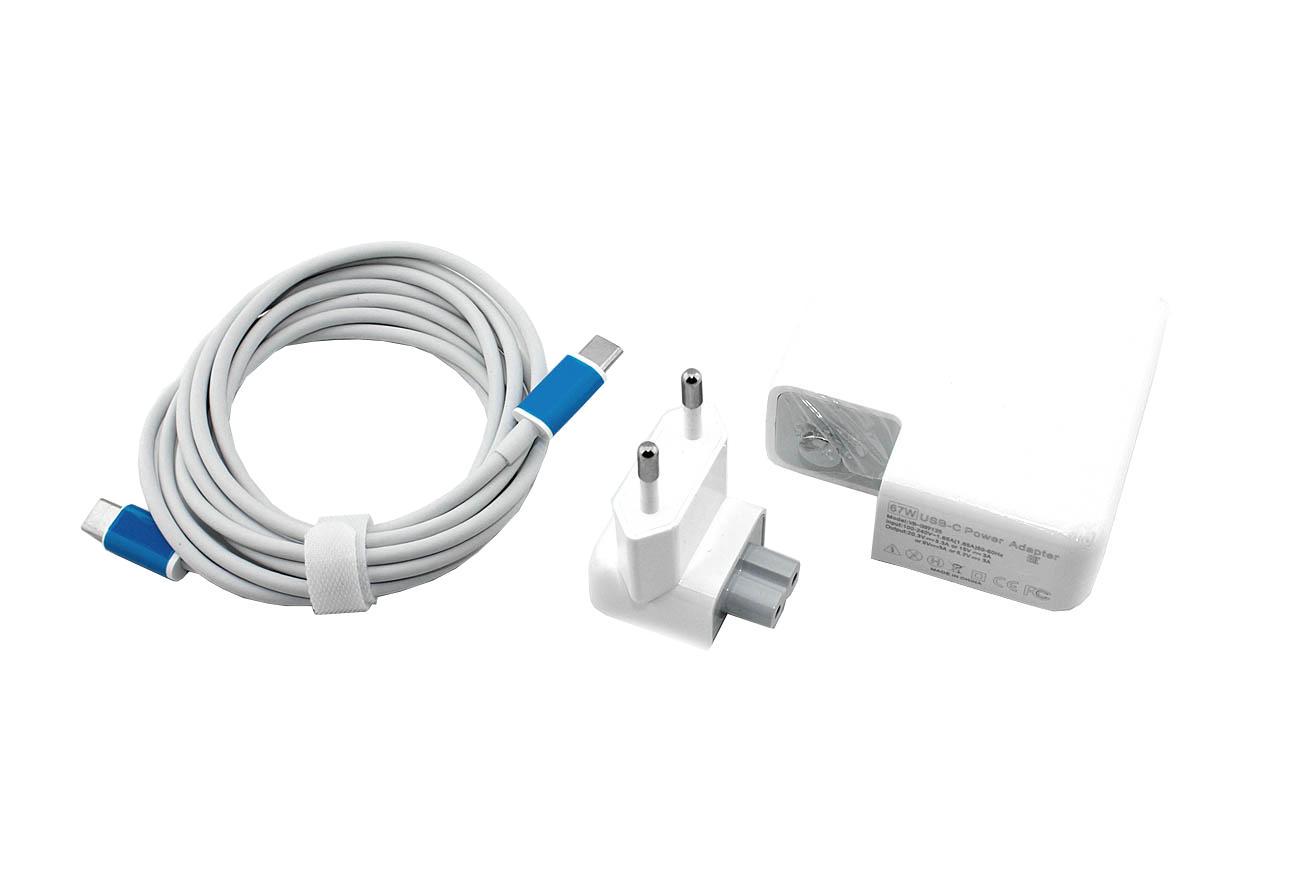 Блок питания для ноутбука Apple 67W 20V 3,3A USB Type-C MKU63AM/A OEM