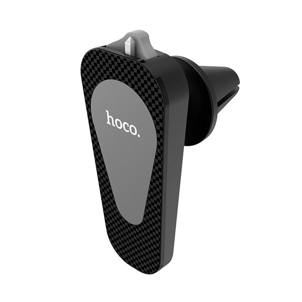 Автотримач для телефону Hoco CA37 Air outlet multi-function magnetic Black-grey (01830)