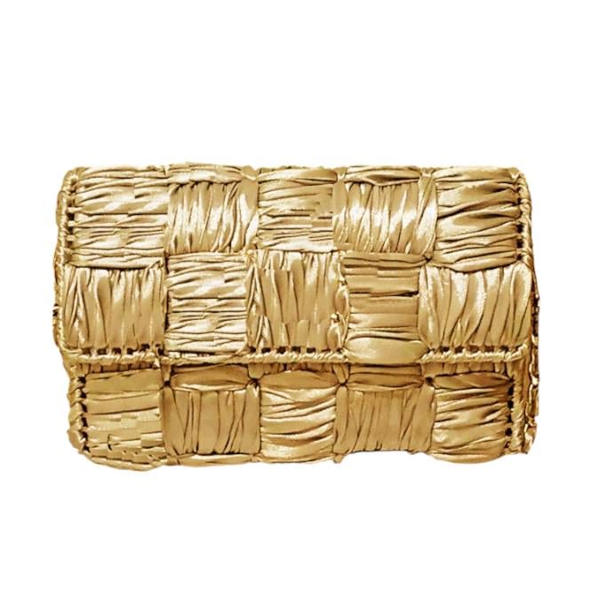 Набор для создания сумки из пластиковой канвы Декоративная брошь Павлин с нитками металлик Золотистый (8219-43) - фото 4 Набор для создания сумки из пластиковой канвы Декоративная брошь Павлин с нитками металлик Золотистый (8219-43) - фото 4