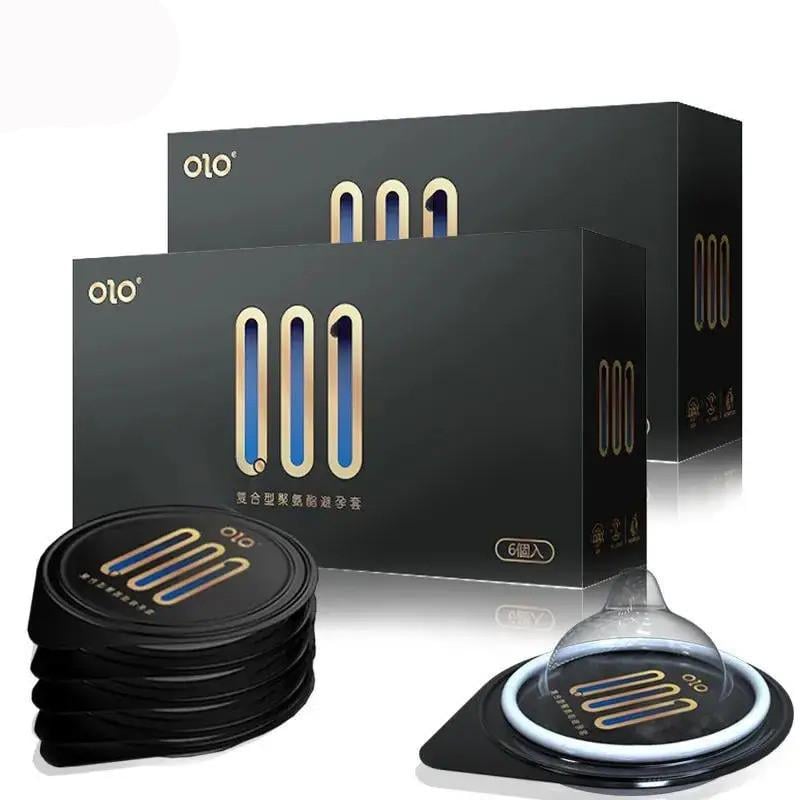 Презервативы полиуретановые OLO 0.01 с гиалуроновой кислотой 6 шт. (OLO-001-P) - фото 5 Презервативы полиуретановые OLO 0.01 с гиалуроновой кислотой 6 шт. (OLO-001-P) - фото 5