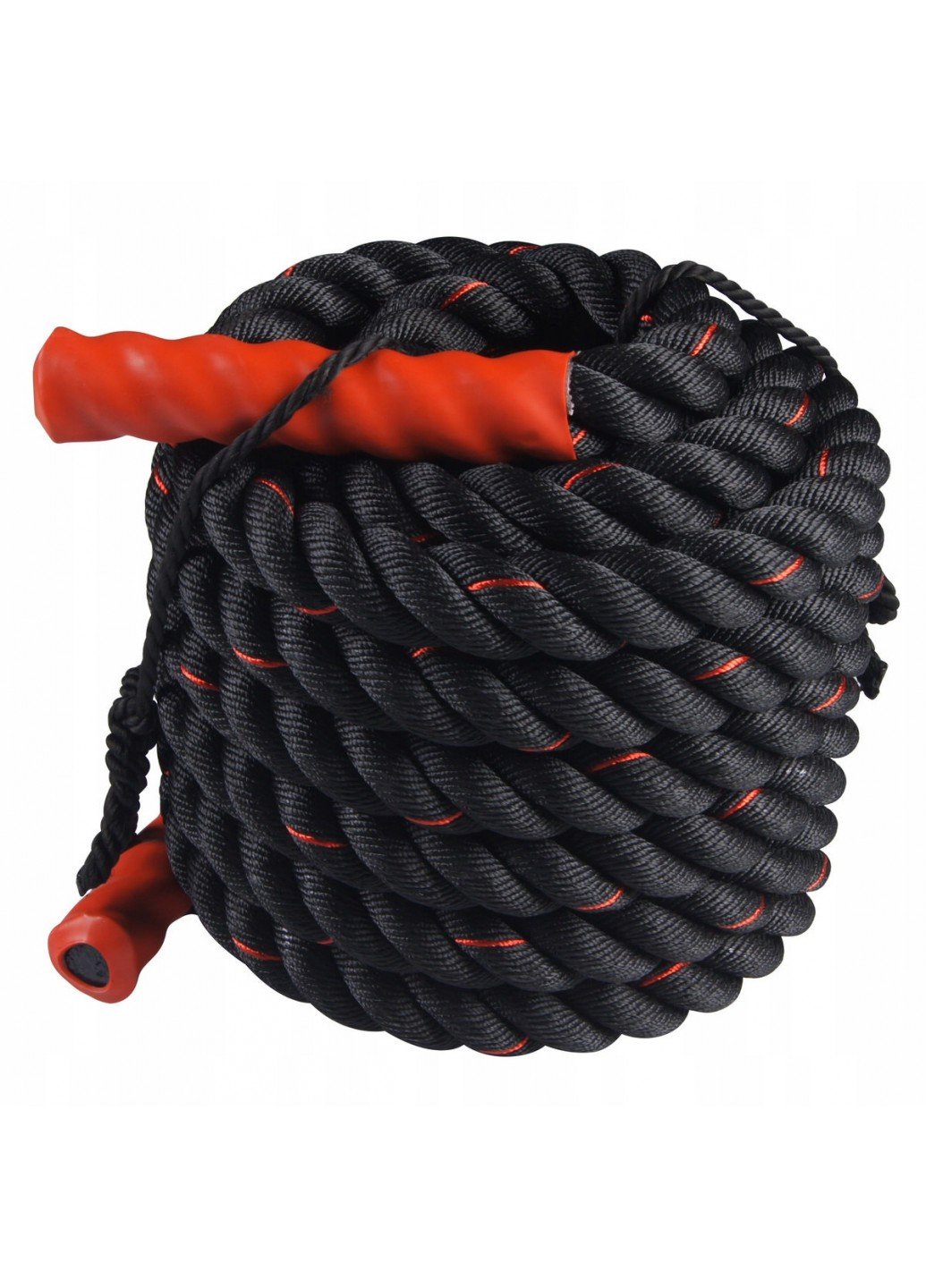 Канат для кросфиту SportVida Battle Rope 9 м Черный (SV-HK0172)
