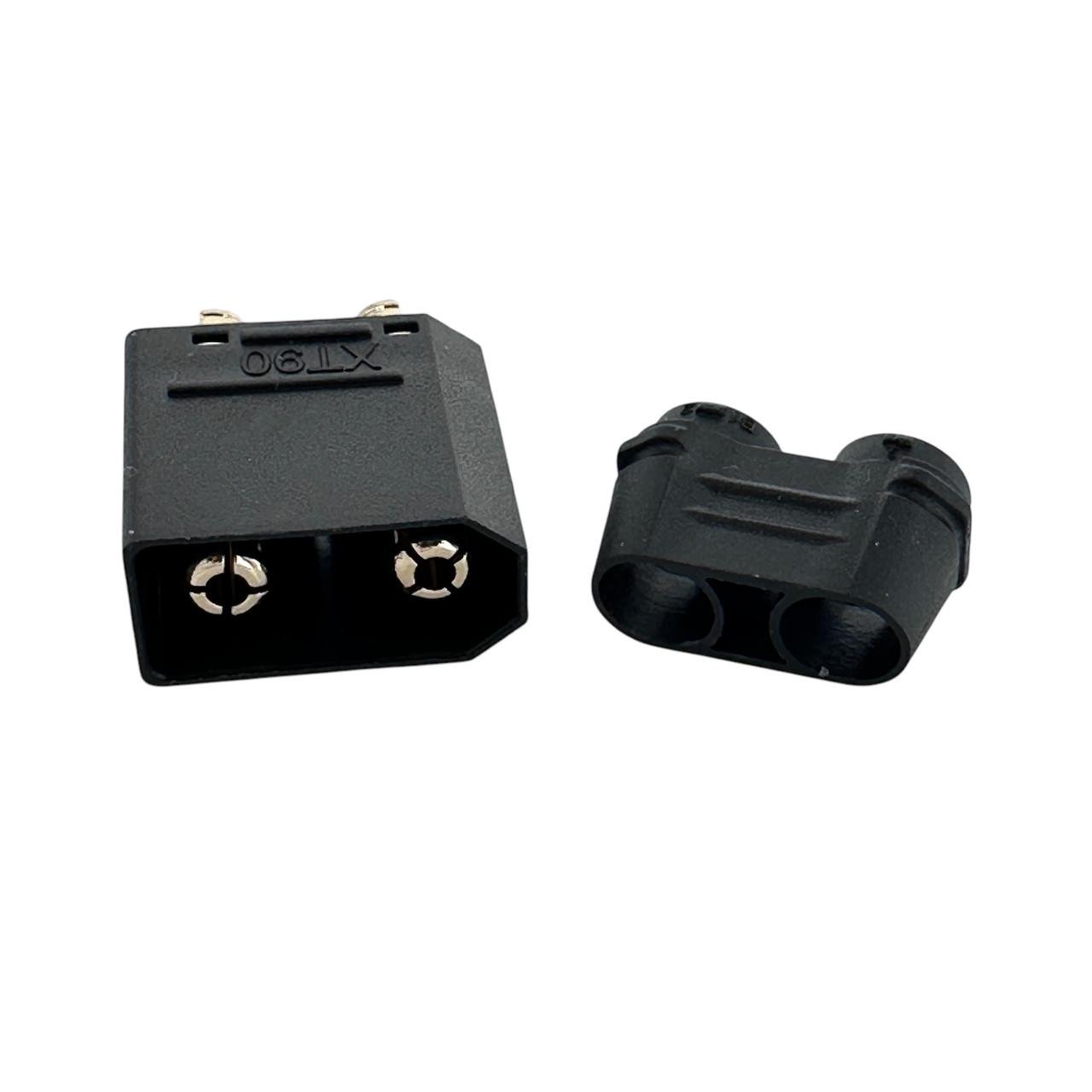 Разъем питания Amass XT90H-M папа с колпачками Черный (23255041) - фото 3 Разъем питания Amass XT90H-M папа с колпачками Черный (23255041) - фото 3