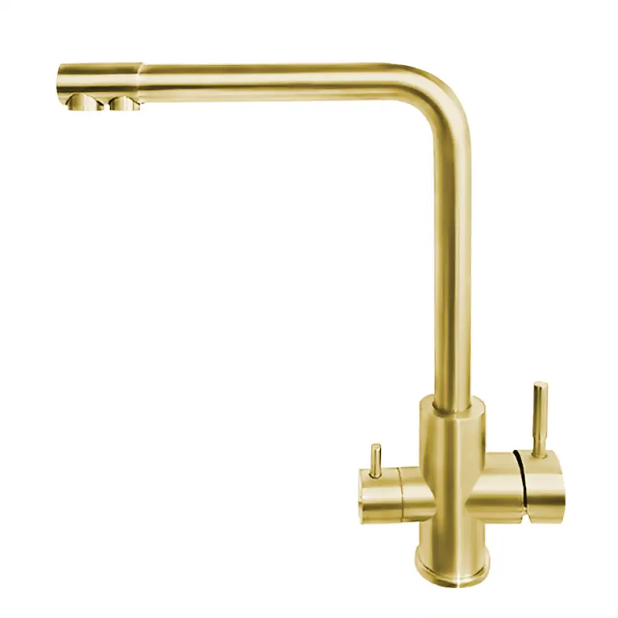 Смеситель для кухни Nett FG-33 Frosh с подключением к фильтру Золотой (NET-033320)