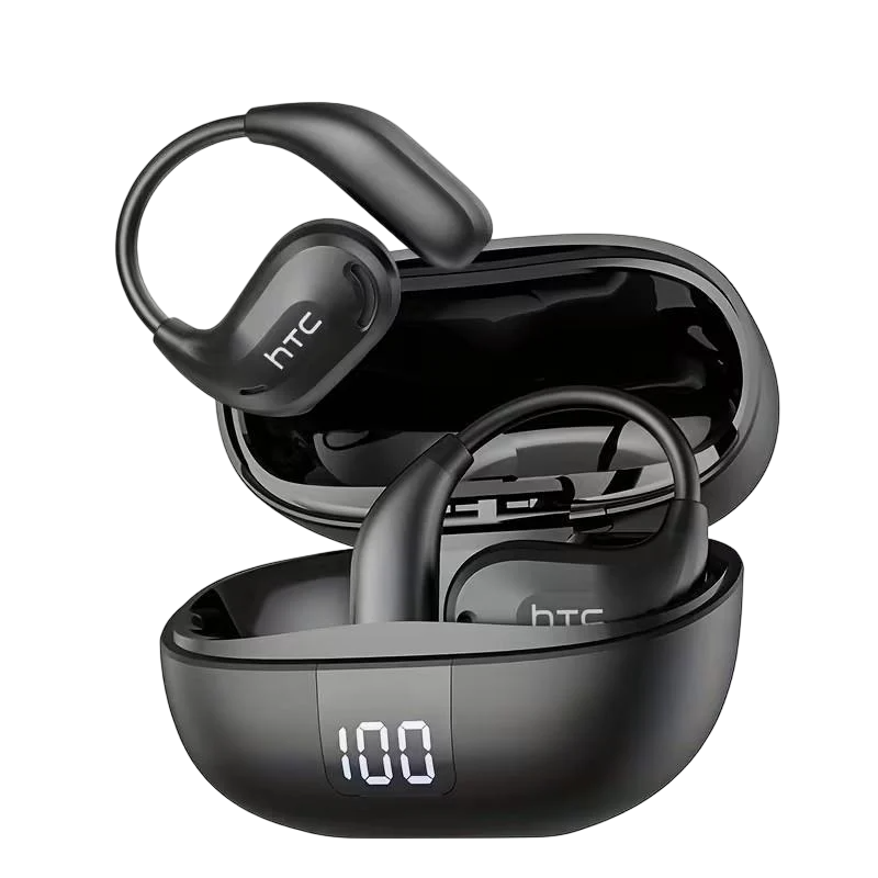 Наушники-переводчик беспроводные HTC NE47 AI Bluetooth Open Ear в реальном времени шумоподавления (3137267511)