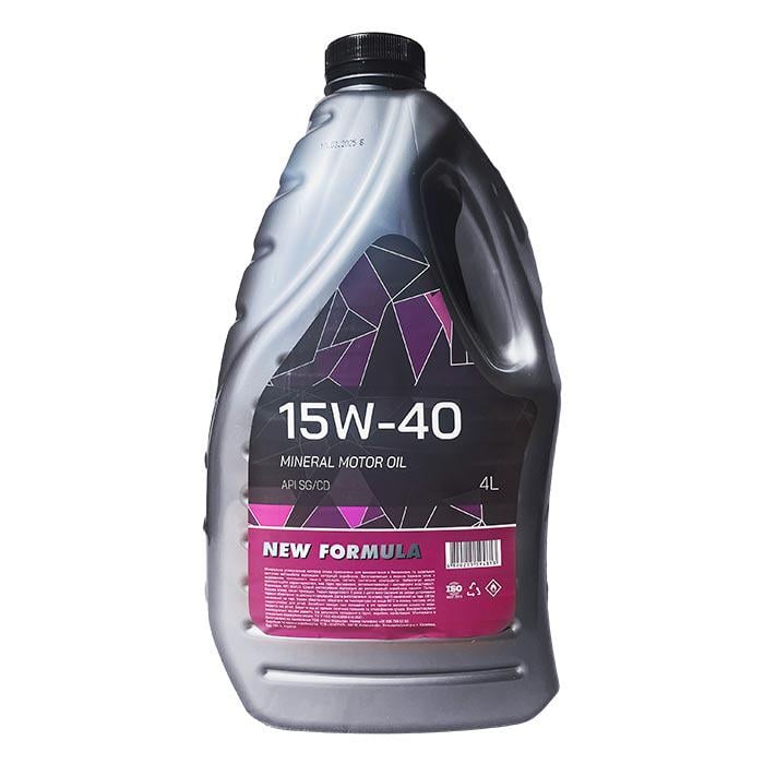Моторна олива автомобільна NEW FORMULA 15w-40 4 л (200299)