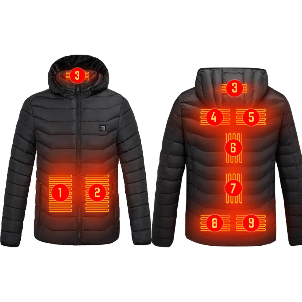 Куртка з підігрівом M09-4 3XL Black (1485283) - фото 5 Куртка з підігрівом M09-4 3XL Black (1485283) - фото 5