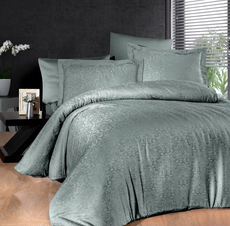 Постельное белье сатин First Choice жаккард Misra moonmist евро (20985) Постельное белье сатин First Choice жаккард Misra moonmist евро (20985)