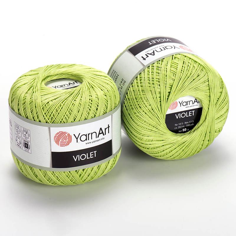 Пряжа YarnArt Violet 5352 Салатовый