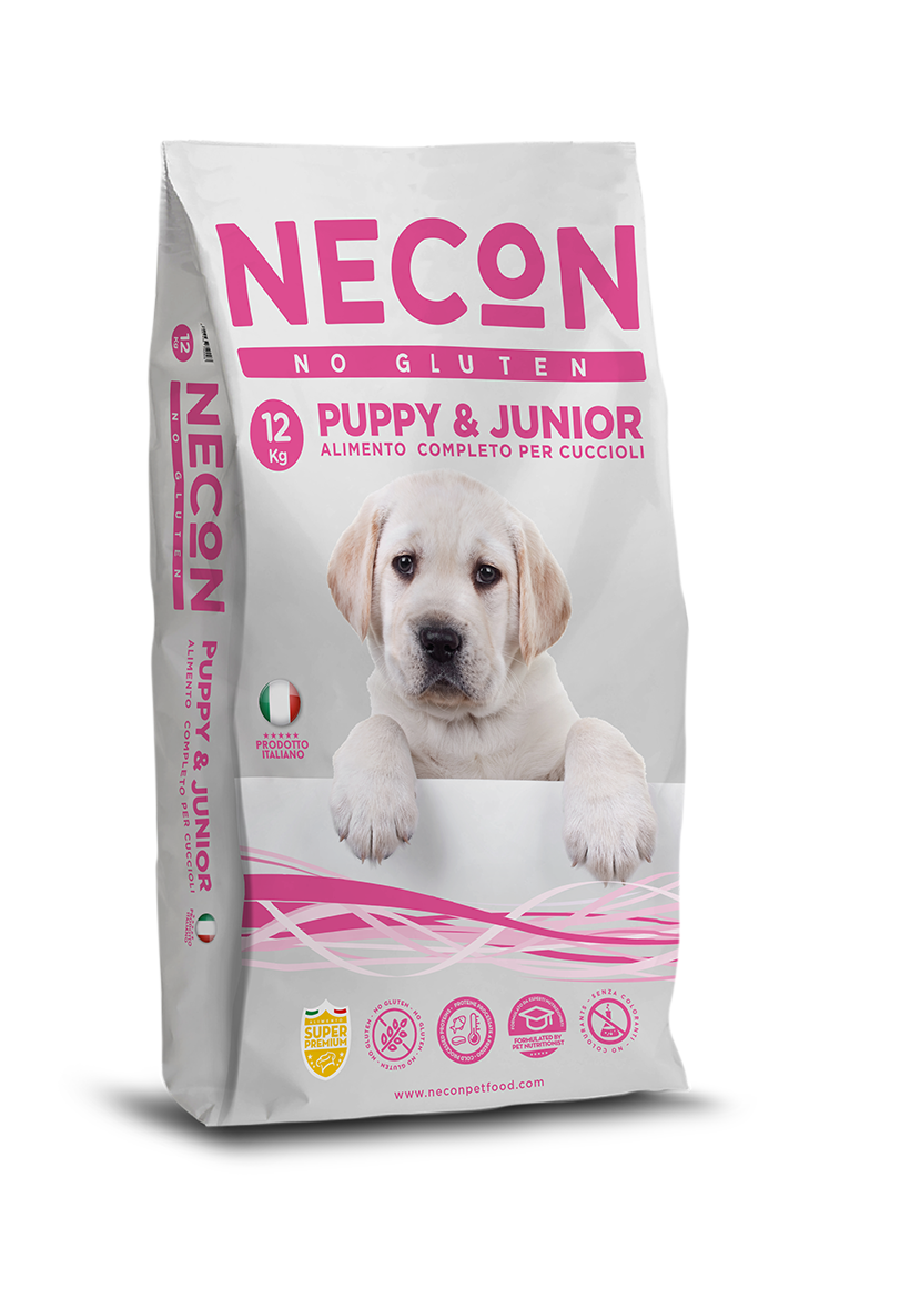 Сухой корм для собак Necon No Gluten Puppy & Junior Pork 12 кг (NECN01)