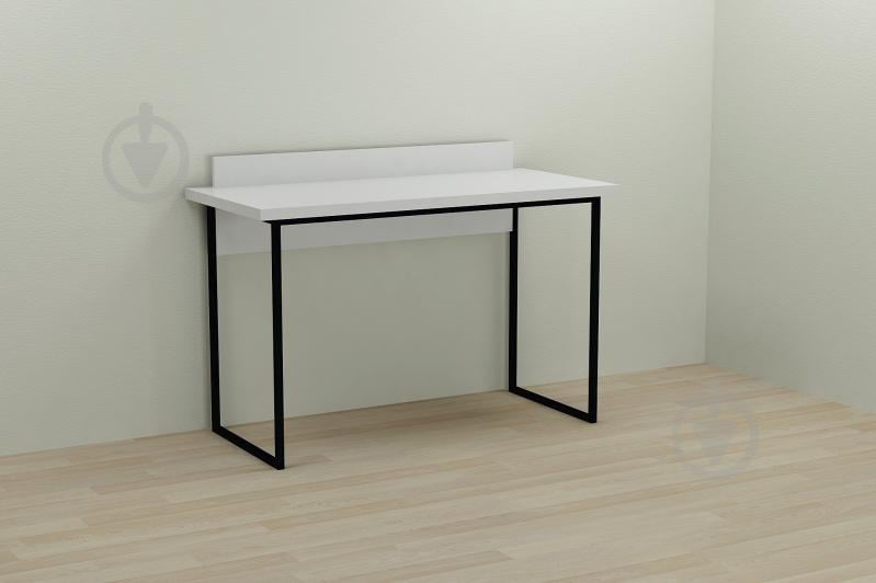 Компьютерный стол Ferrum-decor Скай 76x140x70 черный ДСП Белое 32мм Компьютерный стол Ferrum-decor Скай 76x140x70 черный ДСП Белое 32мм