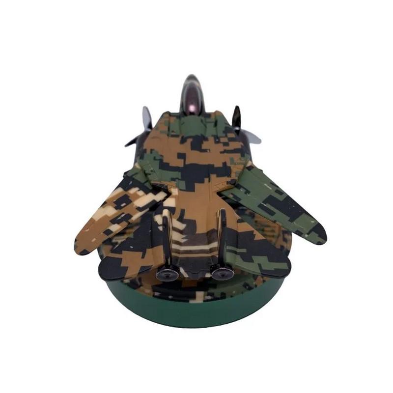 Ароматизатор автомобильный Самолет-истребитель на солнечной батарее в подарочной упаковке Камуфляжный/Зеленый (4544-Leader) - фото 4 Ароматизатор автомобильный Самолет-истребитель на солнечной батарее в подарочной упаковке Камуфляжный/Зеленый (4544-Leader) - фото 4