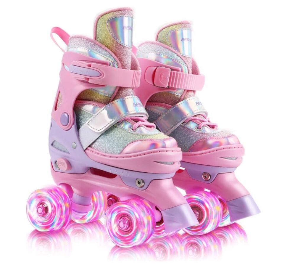 Ролики квади Lucky ХS р. 27-30 Рожевий