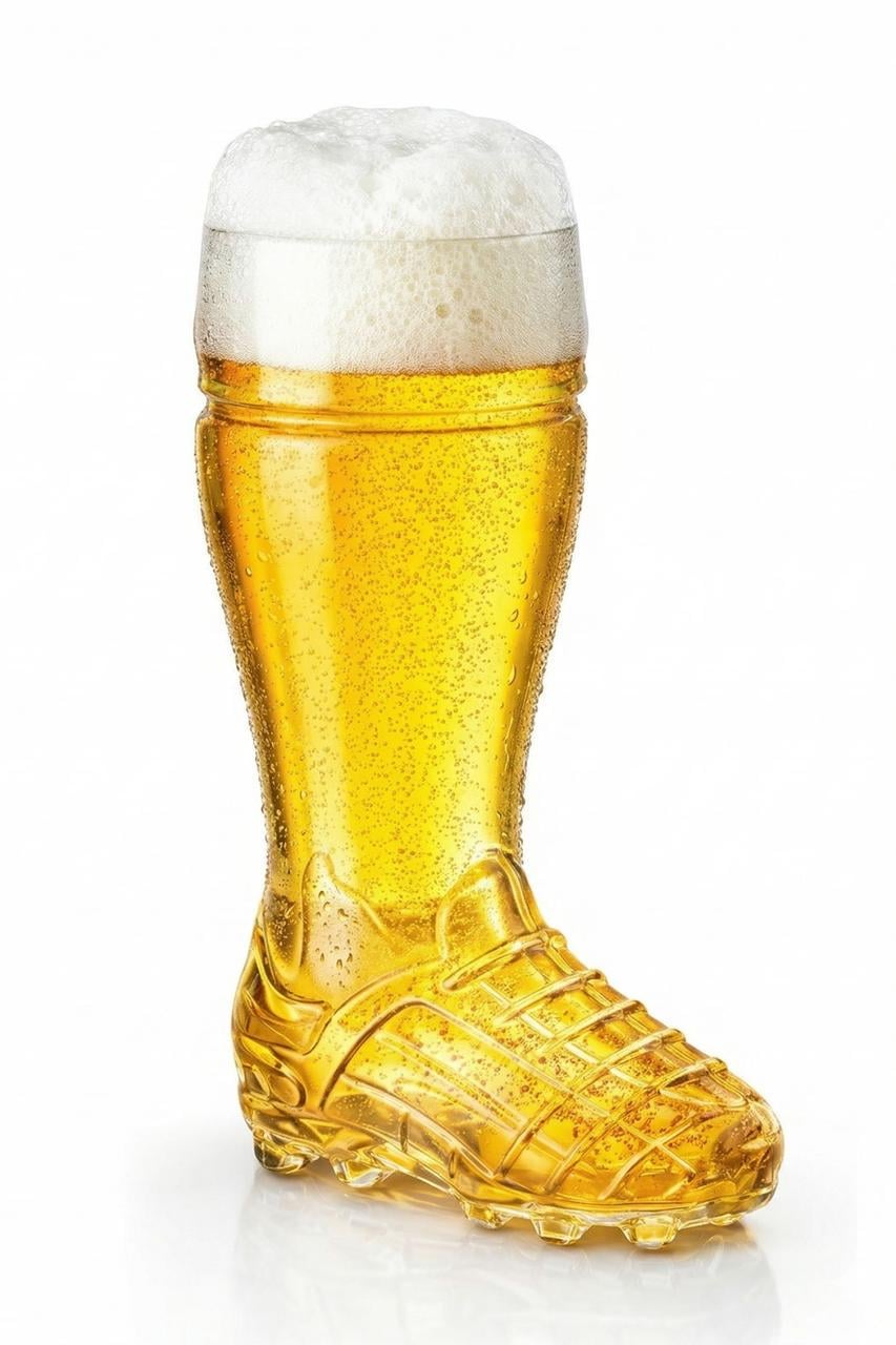 Бокал пивной Ботинка/Бутца Football Boot Oberglas 300 мл Прозрачный