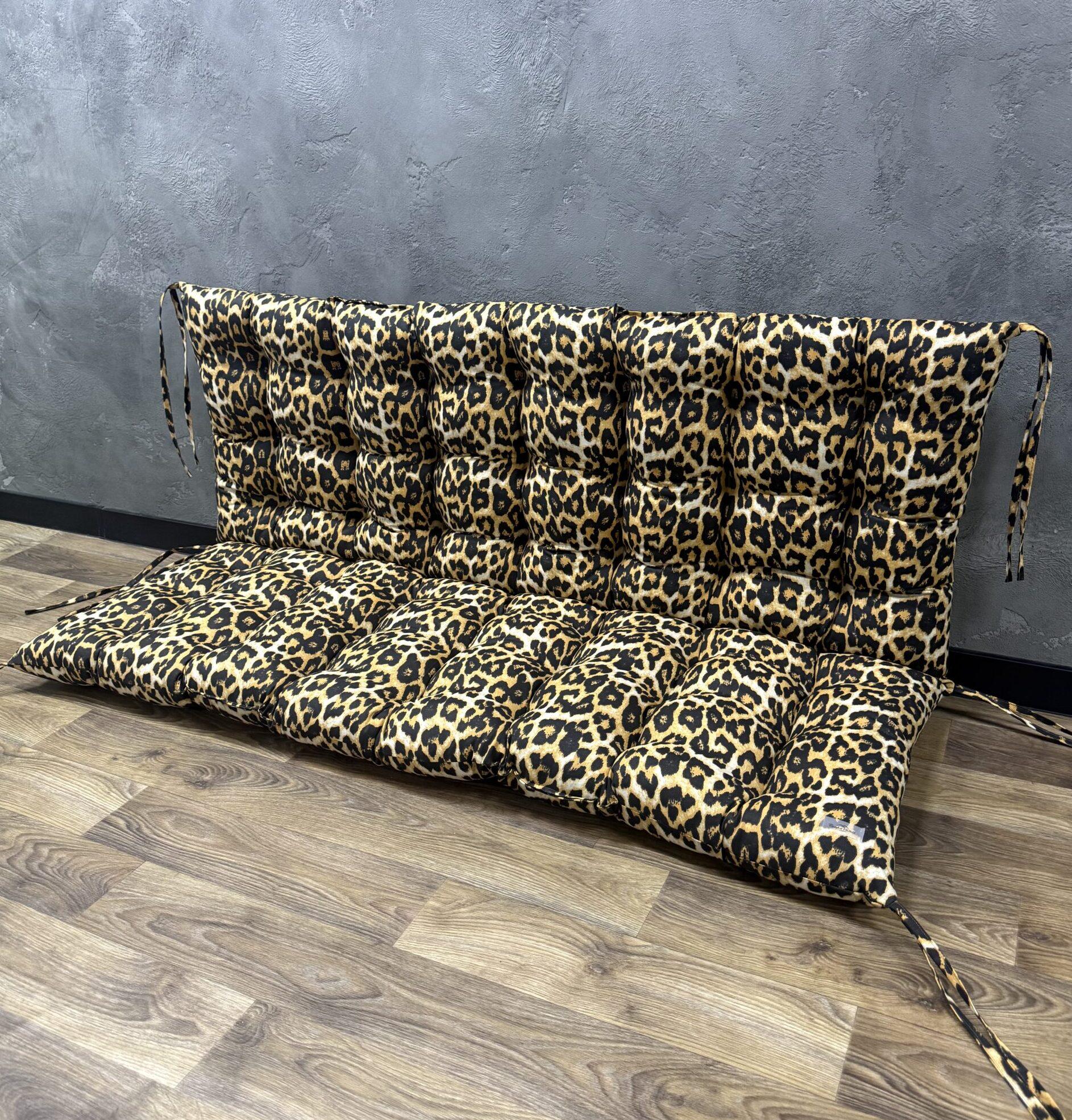 Подушка Comfort Home Leopard на поддоны/качели/каркасы/садовую мебель панама 100х50х50 см