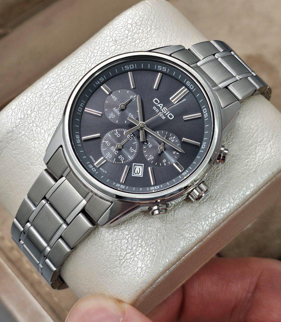 Наручний годинник чоловічий Casio MTP-E515D-8A d 42 мм (MTP-E515D-8A) - фото 3