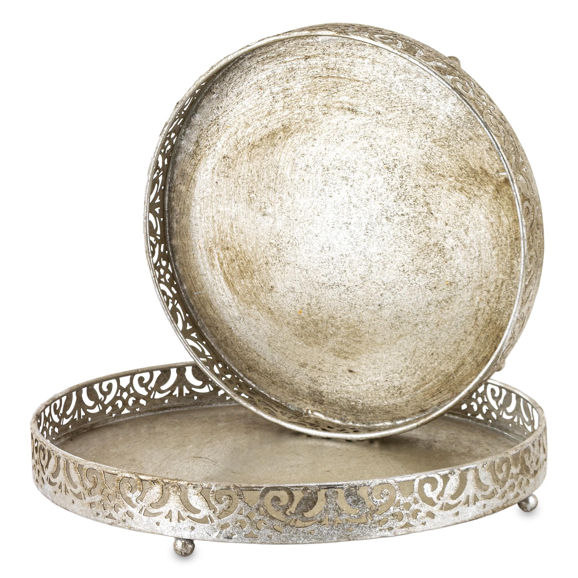 Набор подносов декоративных 2 шт. 4,5x31x31/4,5x25x25 см (163504)