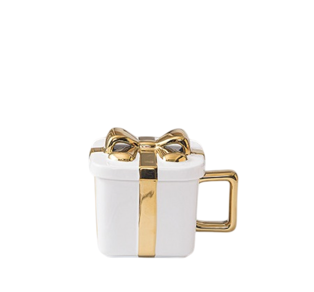 Чашка з кришкою новорічна 14621 400 мл Білий (4981800)