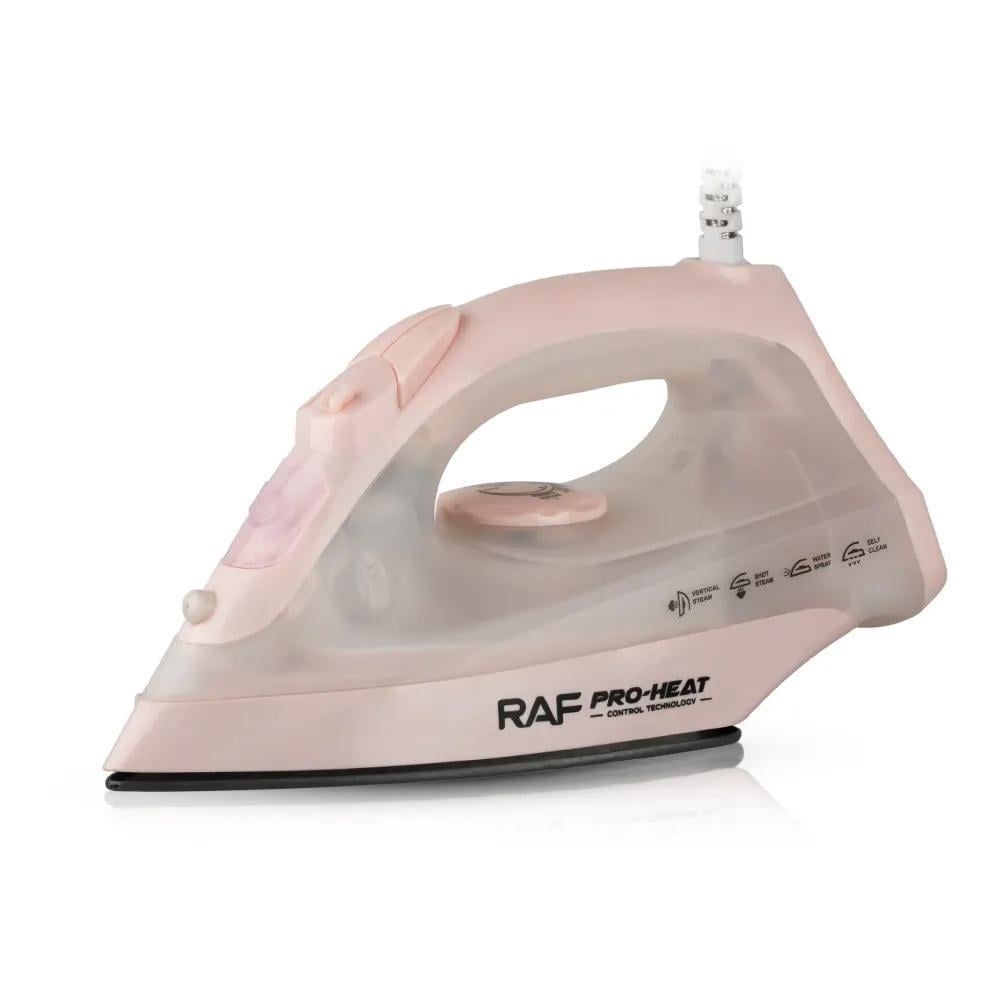Утюг паровой RAF R.1229Р с керамической подошвой 1200 Вт Белый/Розовый (e5ea4309)