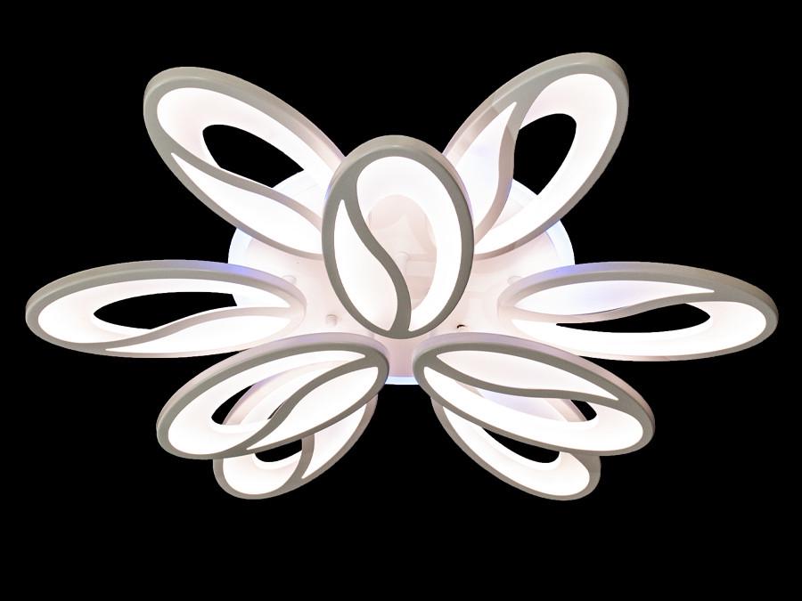 Люстра LED для спальни с пультом 8090-6+3WH-LS 150W на 21м2 Белый (1790706587) - фото 2 Люстра LED для спальни с пультом 8090-6+3WH-LS 150W на 21м2 Белый (1790706587) - фото 2