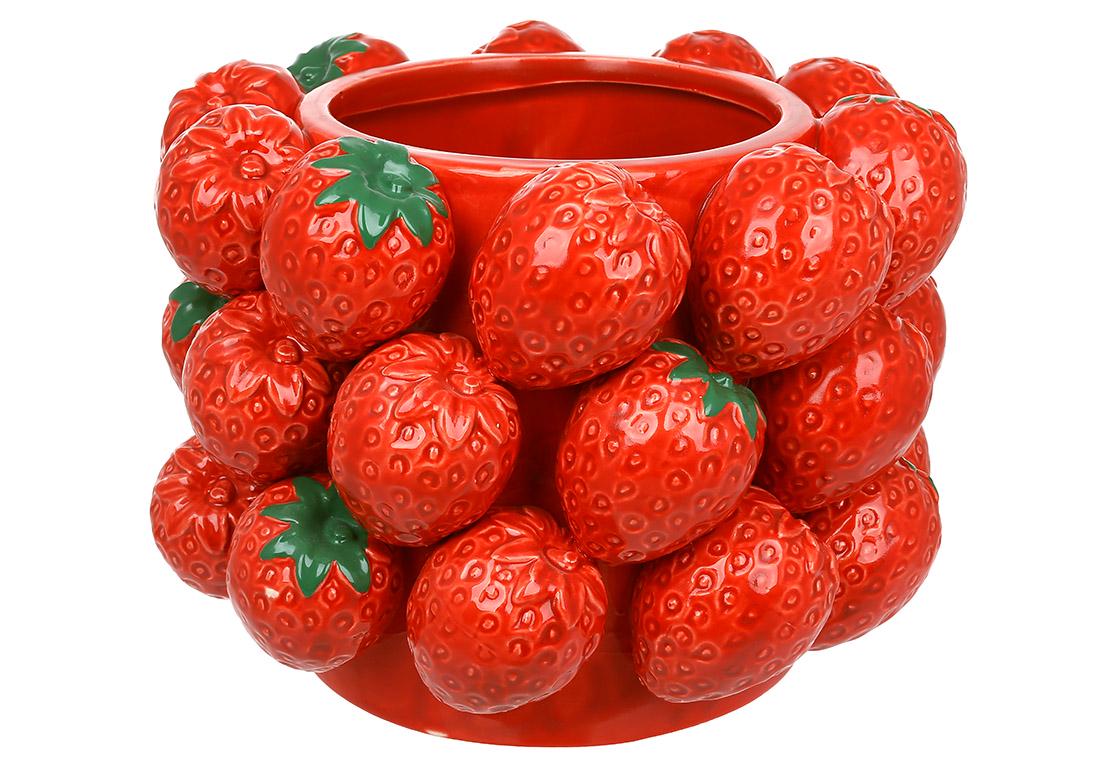 Ваза фарфоровая Strawberry D26х20 см (457-373)
