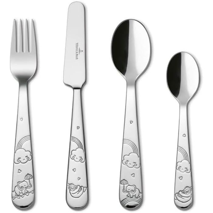 Набор детских столовых приборов Villeroy&Boch Boho Kids Walk Like an Elephant 4 пр.