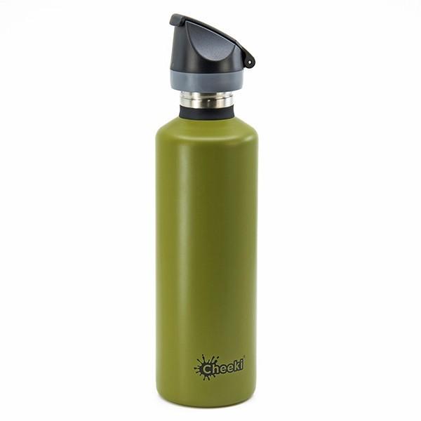 Бутылка для воды Cheeki Single Wall Active Bottle 750 мл Khaki (ASB750KA1)