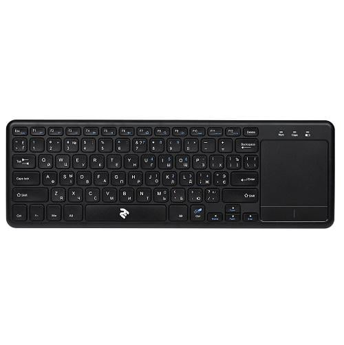 Клавіатура 2E KT100WB Touch Keyboard KT100 WL Black (13103465)