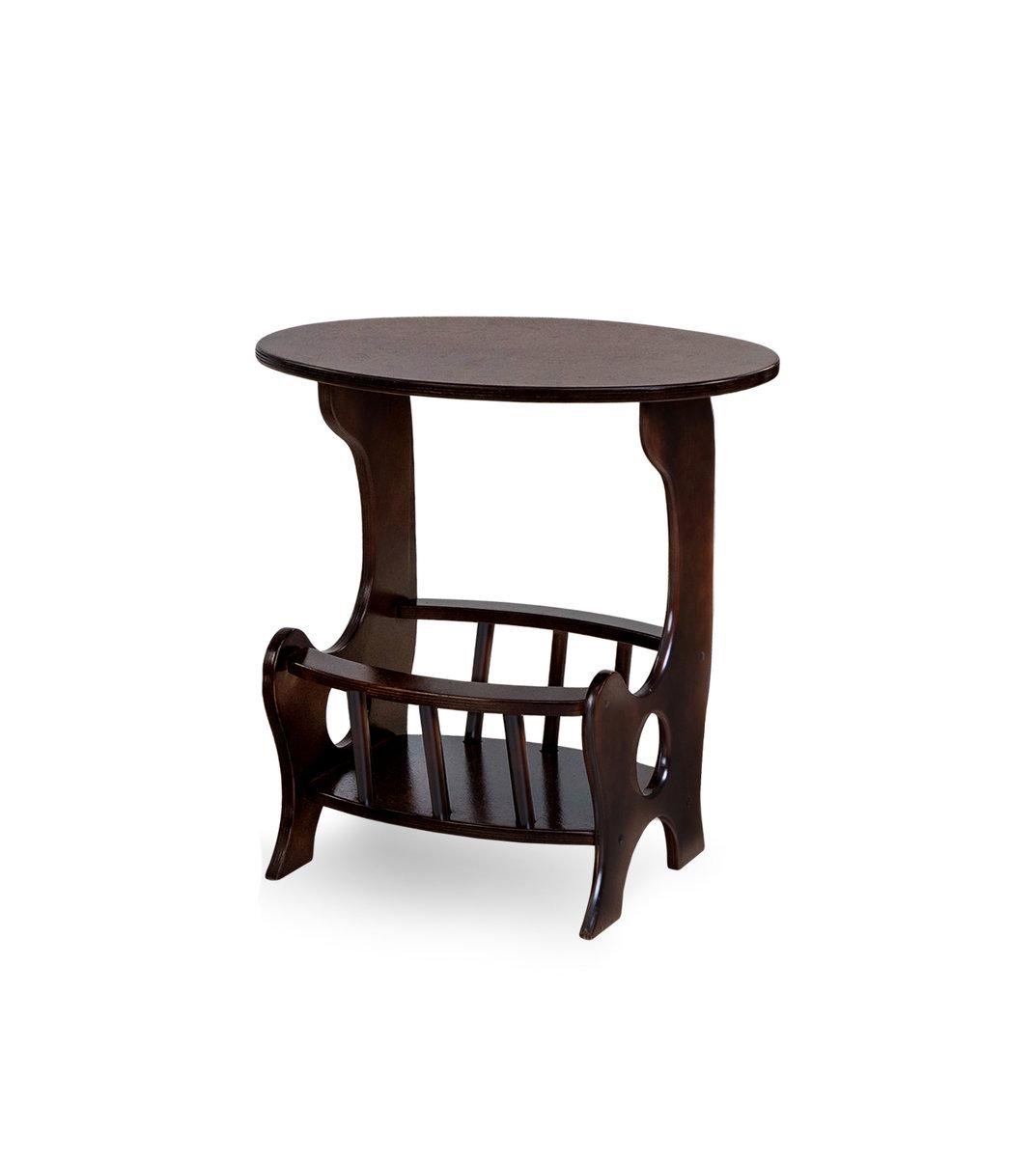 Столик приставной Газетница Мікс Меблі Дерево/Темный орех Столик приставной Газетница Мікс Меблі Дерево/Темный орех