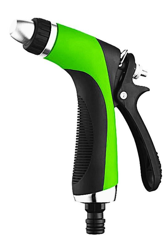 Пістолет для поливу MasterTool TWIN LINE 1/2" з плавним регулюванням напору металевим соплом та TPR-покриттям (92-9345)