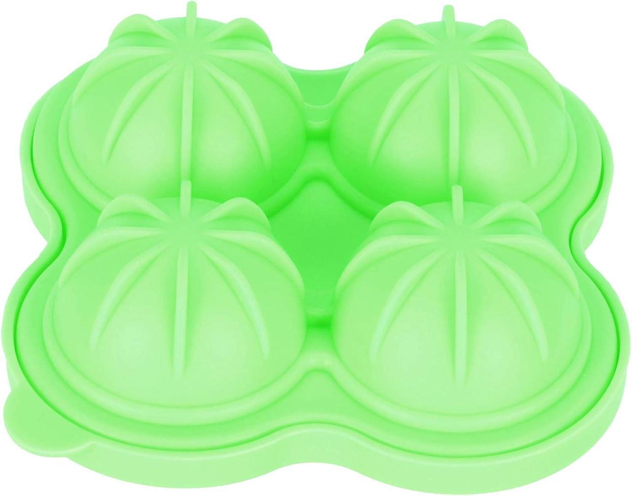 Форма для льоду Куля 4 комірок силіконовий салатовий (НР051592) - фото 1 Форма для льоду Куля 4 комірок силіконовий салатовий (НР051592) - фото 1