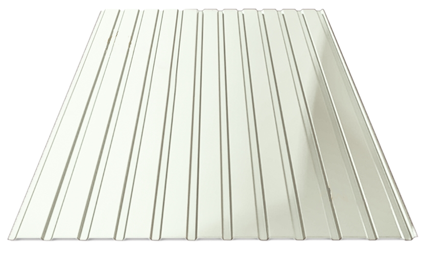 Профнастил ПС 10х1200х1500 мм 0,45 мм RAL9003 глянцевый (904155807)