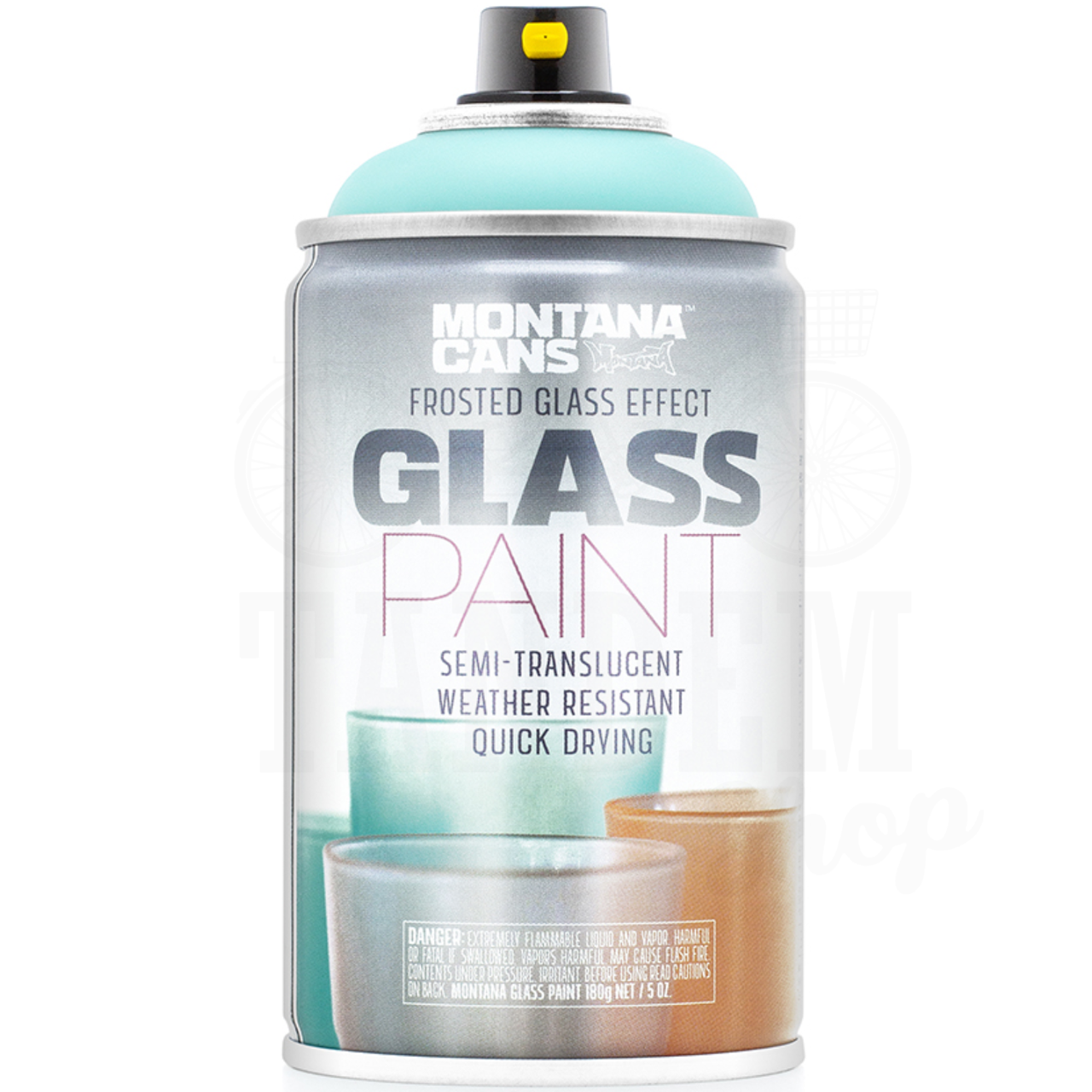Краска c эффектом матового стекла Montana Glass Paint 250 мл аэрозоль GP6220 Frosted Matt Mint