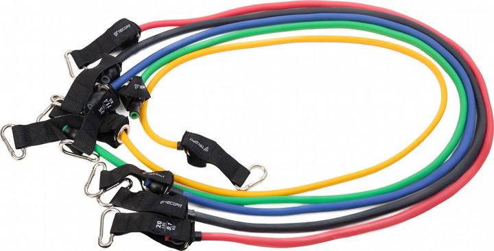 Набор трубчатых эспандеров TECOFIT 11 шт. (TOP1605013) - фото 2 Набор трубчатых эспандеров TECOFIT 11 шт. (TOP1605013) - фото 2