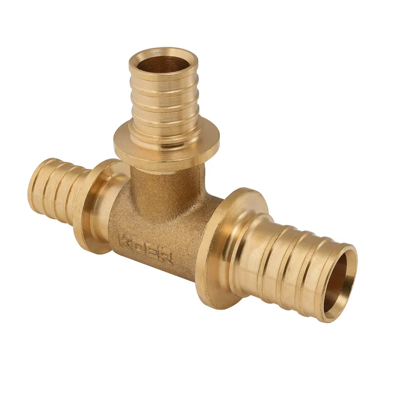 Тройник переходной KOER KA.T25-20-20 25x20x20 мм 3,5x2,8x2,8 мм с натяжными гильзами латунный (OL-KR4891)