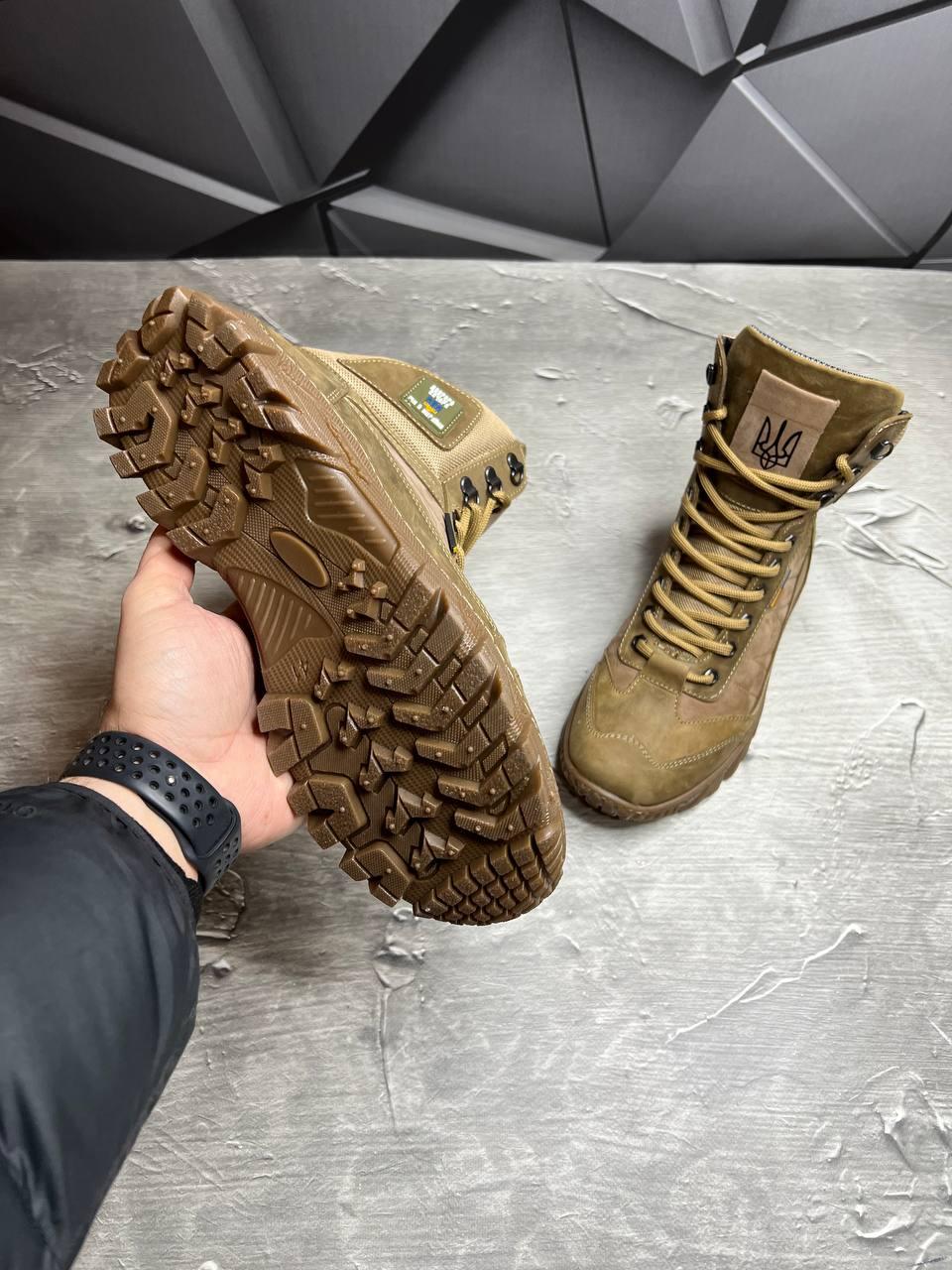 Берці чоловічі із натурального нубука демісезонні р. 44 Койот - фото 3 Берці чоловічі із натурального нубука демісезонні р. 44 Койот - фото 3