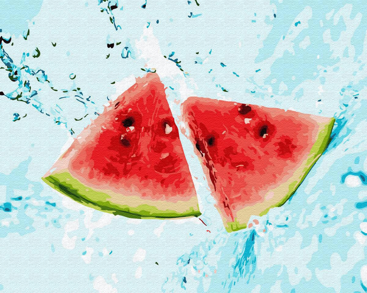 Картина по номерам Brushme Сочный арбуз 40x50 см (BRM33879) Картина по номерам Brushme Сочный арбуз 40x50 см (BRM33879)