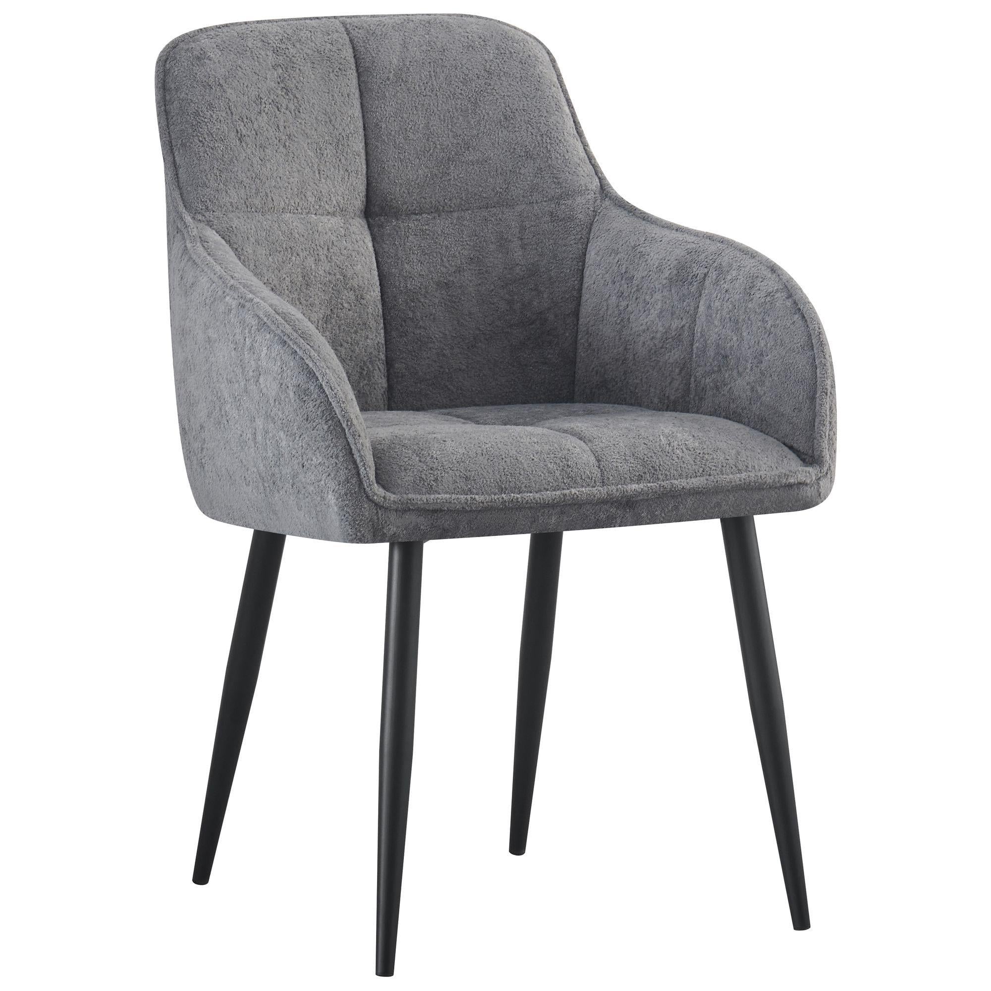 Мягкое кресло AMF Giselle ткань Черный/Серый (555686)