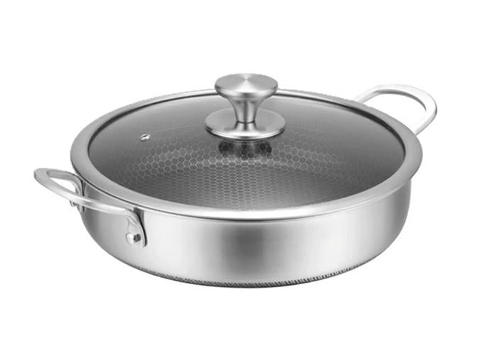 Сотейник с крышкой Edenber 28x7 см (EB-13078) Сотейник с крышкой Edenber 28x7 см (EB-13078)