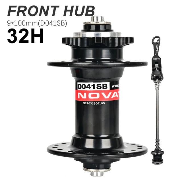 Втулка передняя велосипедная NOVATEC D041SB 32H 2 эксцентрик Черный (D041SB 32H) - фото 2 Втулка передняя велосипедная NOVATEC D041SB 32H 2 эксцентрик Черный (D041SB 32H) - фото 2