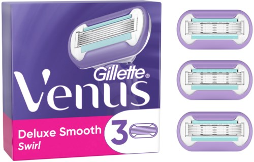 Картриджі змінні для гоління жіночі Venus Swirl & Platinum Deluxe Smooth 4 шт. (7706626)