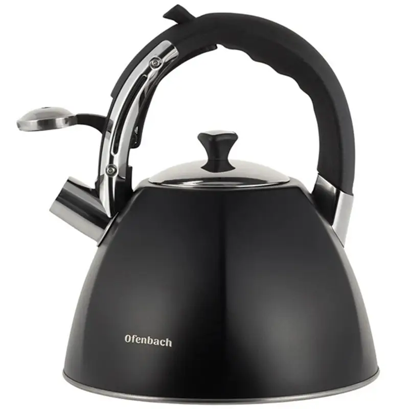 Чайник со свистком Ofenbach KM-100308 3,2 л Черный (8-6-4825516)