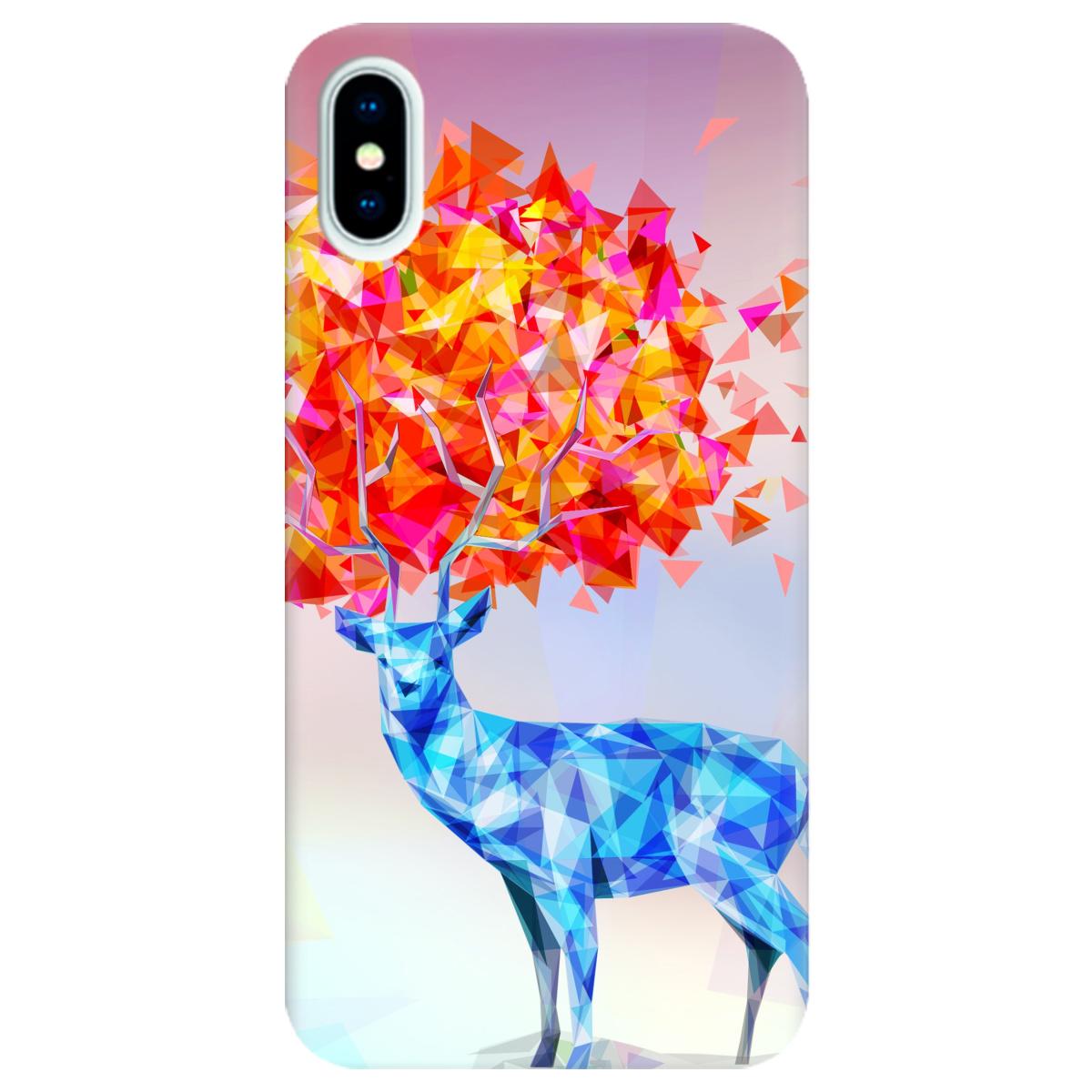 Силиконовый чехол Zorrov для Apple iPhone X - Fantastico (10290050153033457)