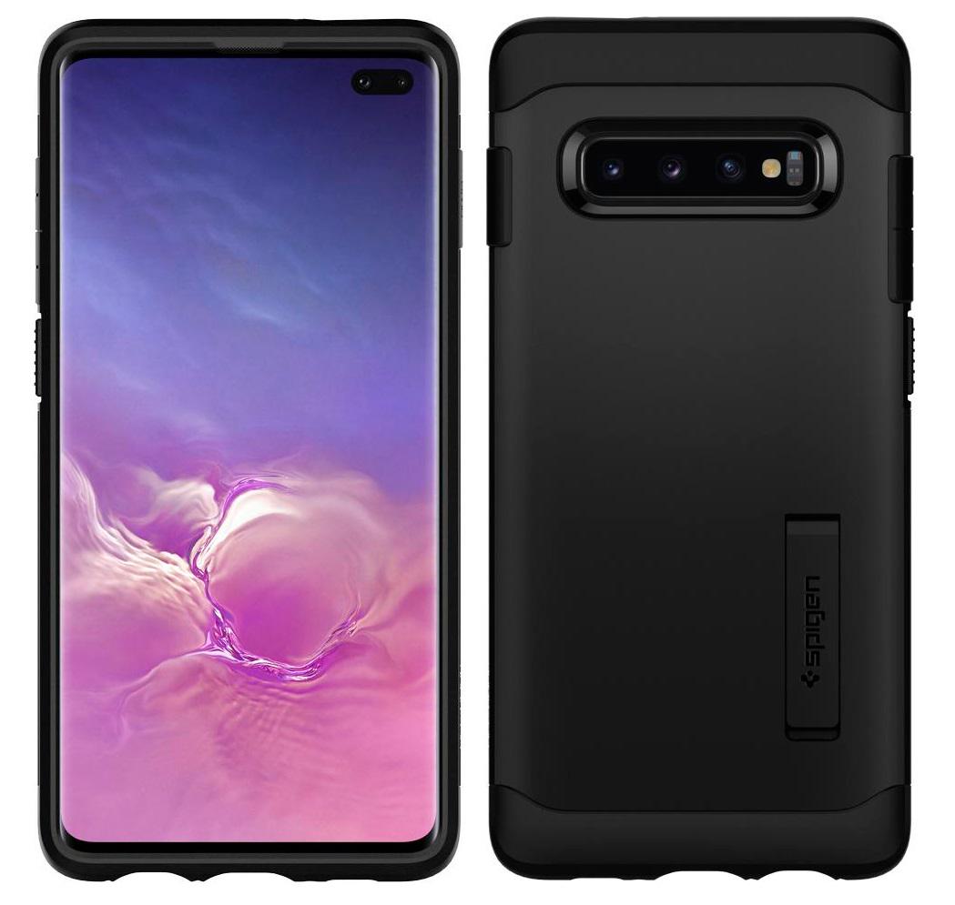 Чехол противоударный с подставкой Spigen Slim Armor 606CS25390 для Samsung Galaxy S10 Plus (6.4") Black Чехол противоударный с подставкой Spigen Slim Armor 606CS25390 для Samsung Galaxy S10 Plus (6.4") Black