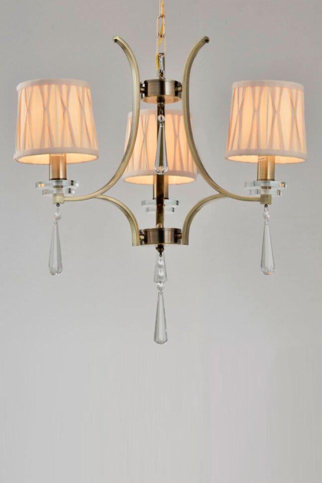 Люстра WunderLicht Rm1346 61x47 см Бело-прозрачный (RM1346-43) Люстра WunderLicht Rm1346 61x47 см Бело-прозрачный (RM1346-43)