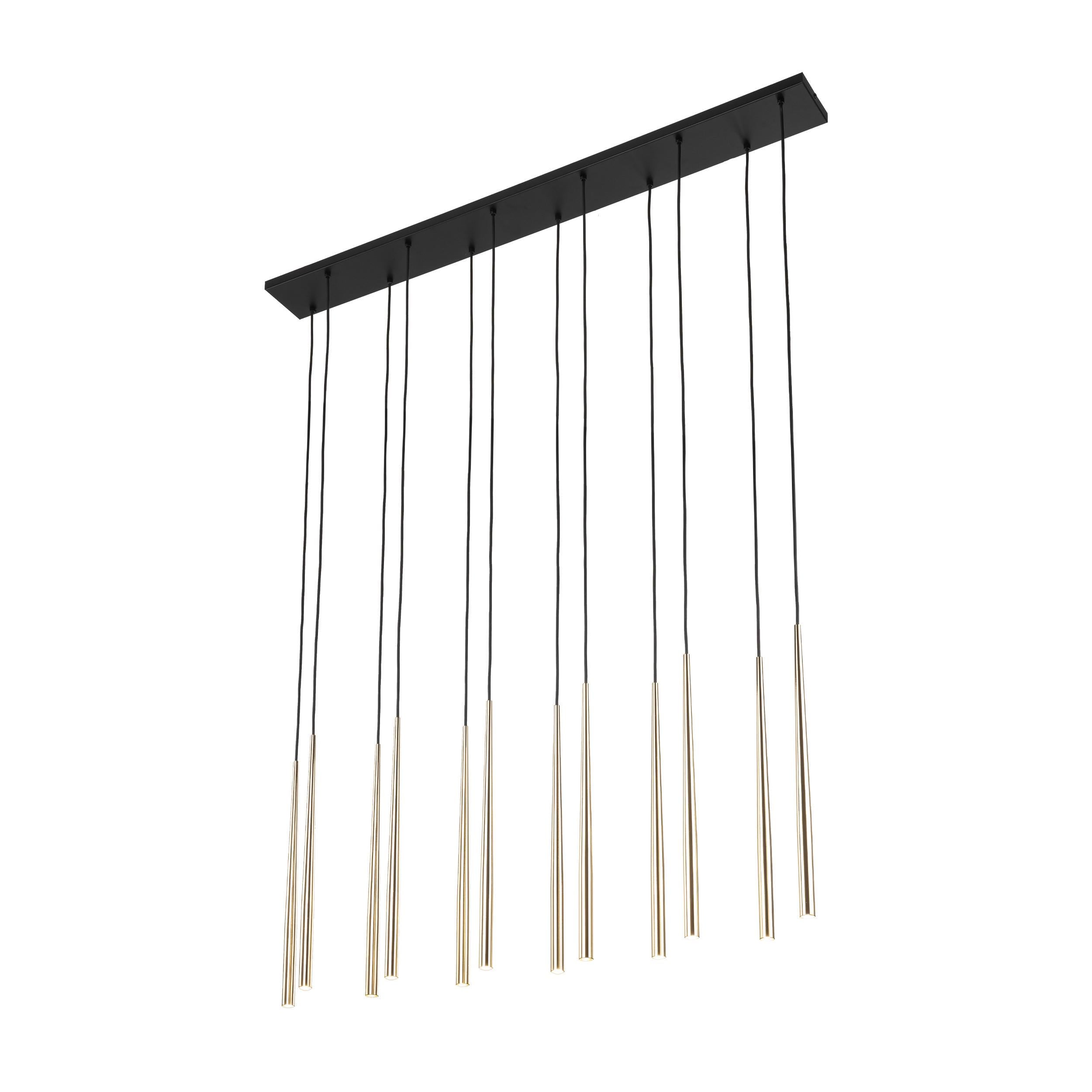 Подвесной светильник PIANO 12 Black/Gold (10119)