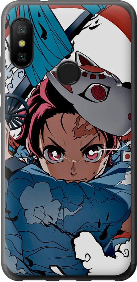 Чехол на Xiaomi Mi A2 Lite Танджиро Камадо (5574u-1522-42517)