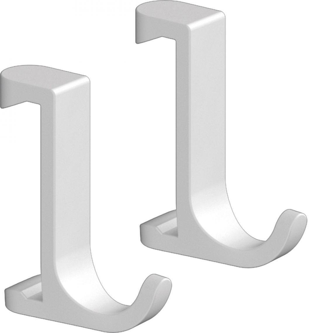 Крючок для полотенец Hansgrohe WallStoris тонкий 2 шт. White matt (27929700)