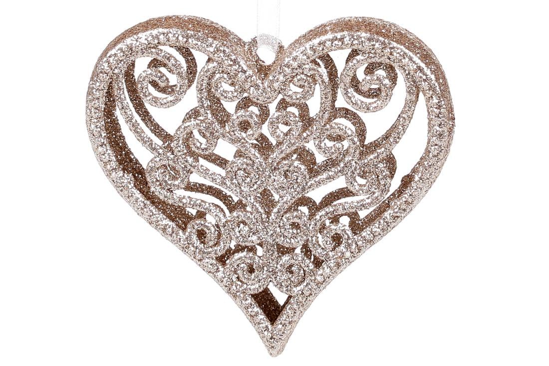 Елочное украшение Сердце BonaDi (788-598)