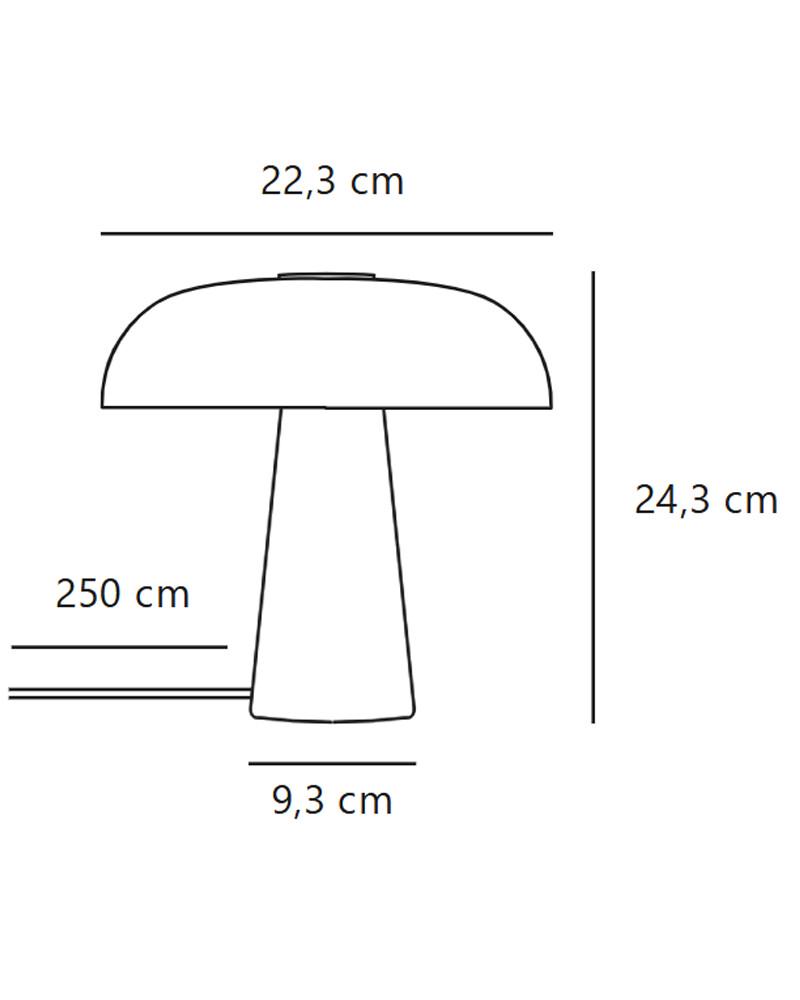 Настольная лампа Nordlux 2520015009 Glossy E14 1x15W IP20 Бежевый (2520015009) - фото 8 Настольная лампа Nordlux 2520015009 Glossy E14 1x15W IP20 Бежевый (2520015009) - фото 8